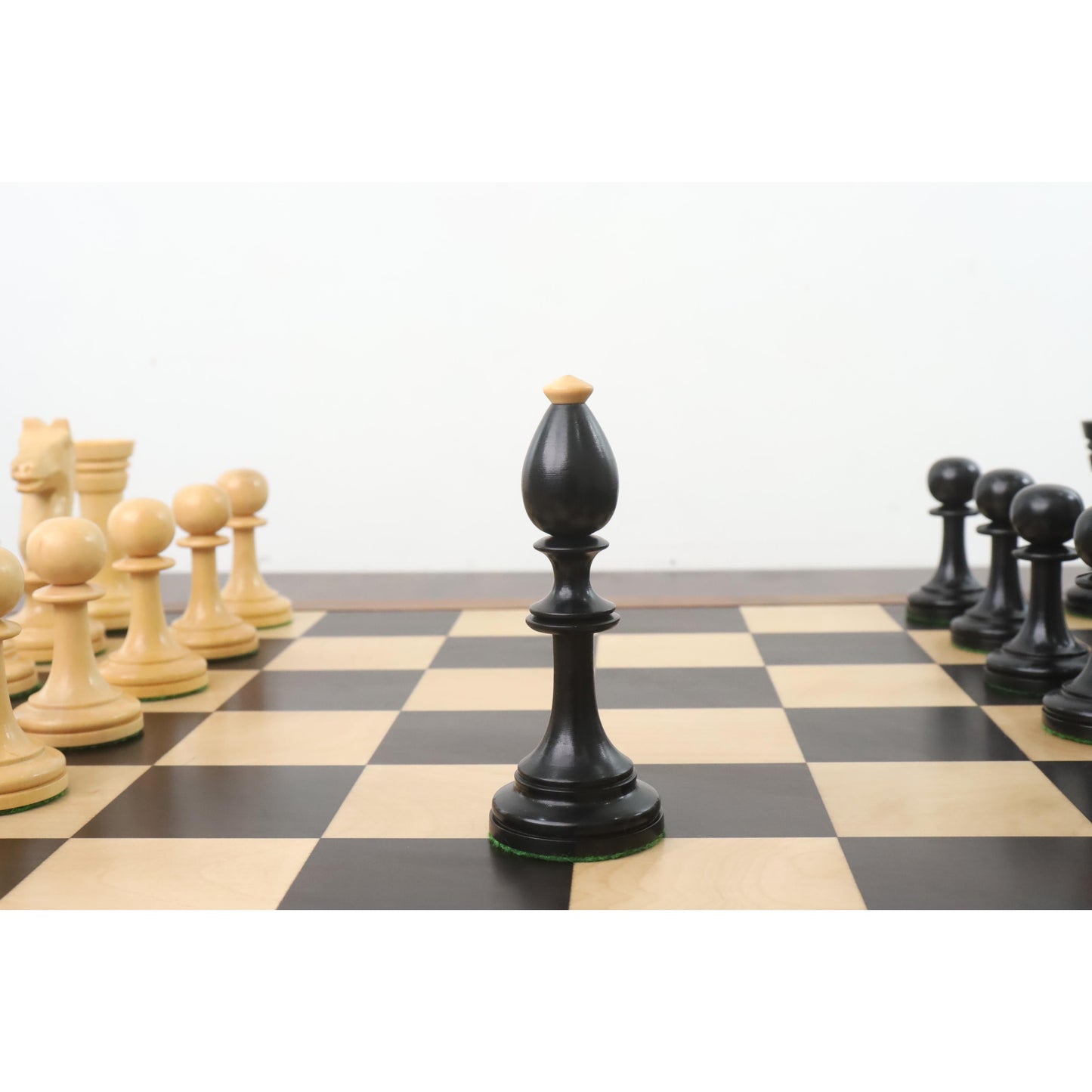 4.8" Averbakh Soviet Russian Chess Pieces Only Set- Double Weighted Boxwood