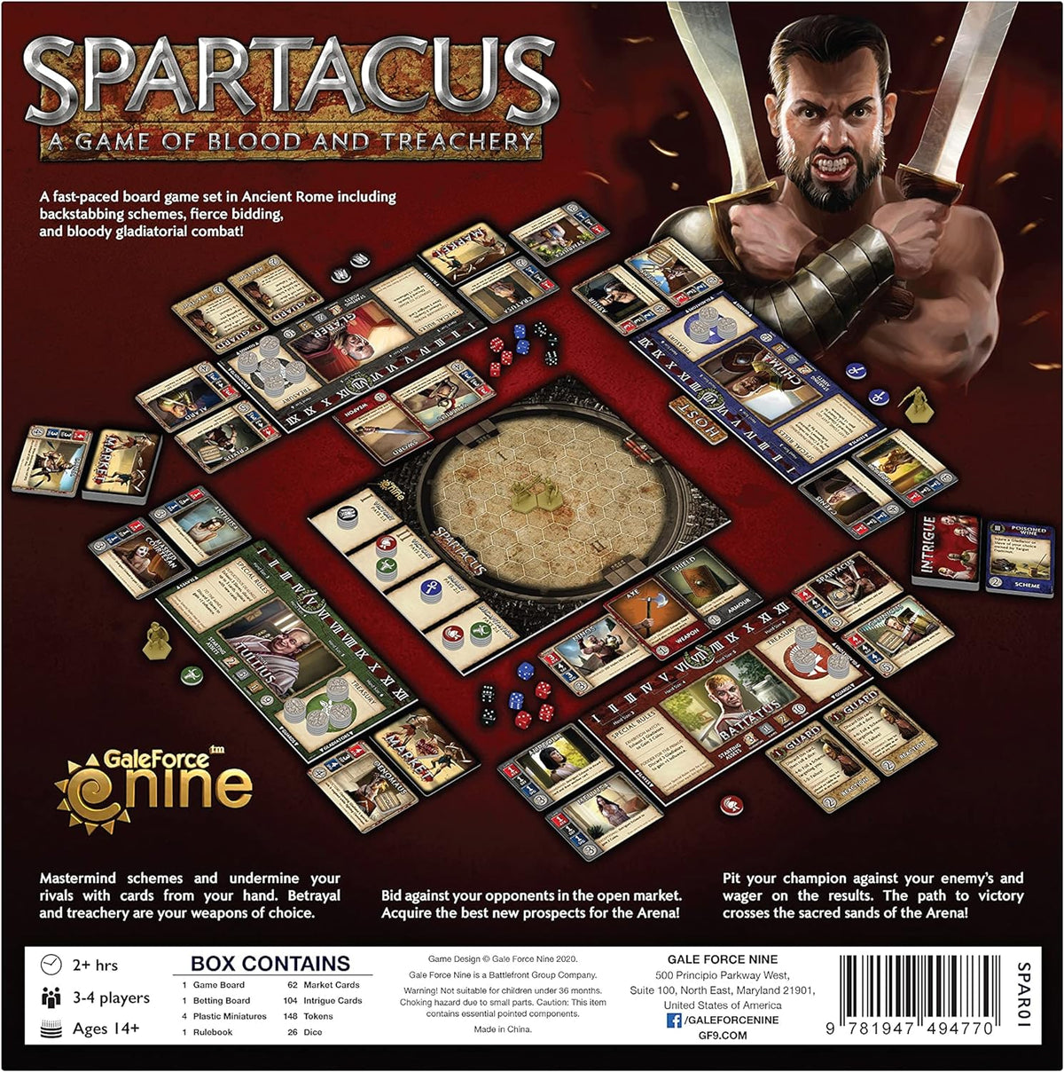 Spartacus: A Game of Blood & Treachery