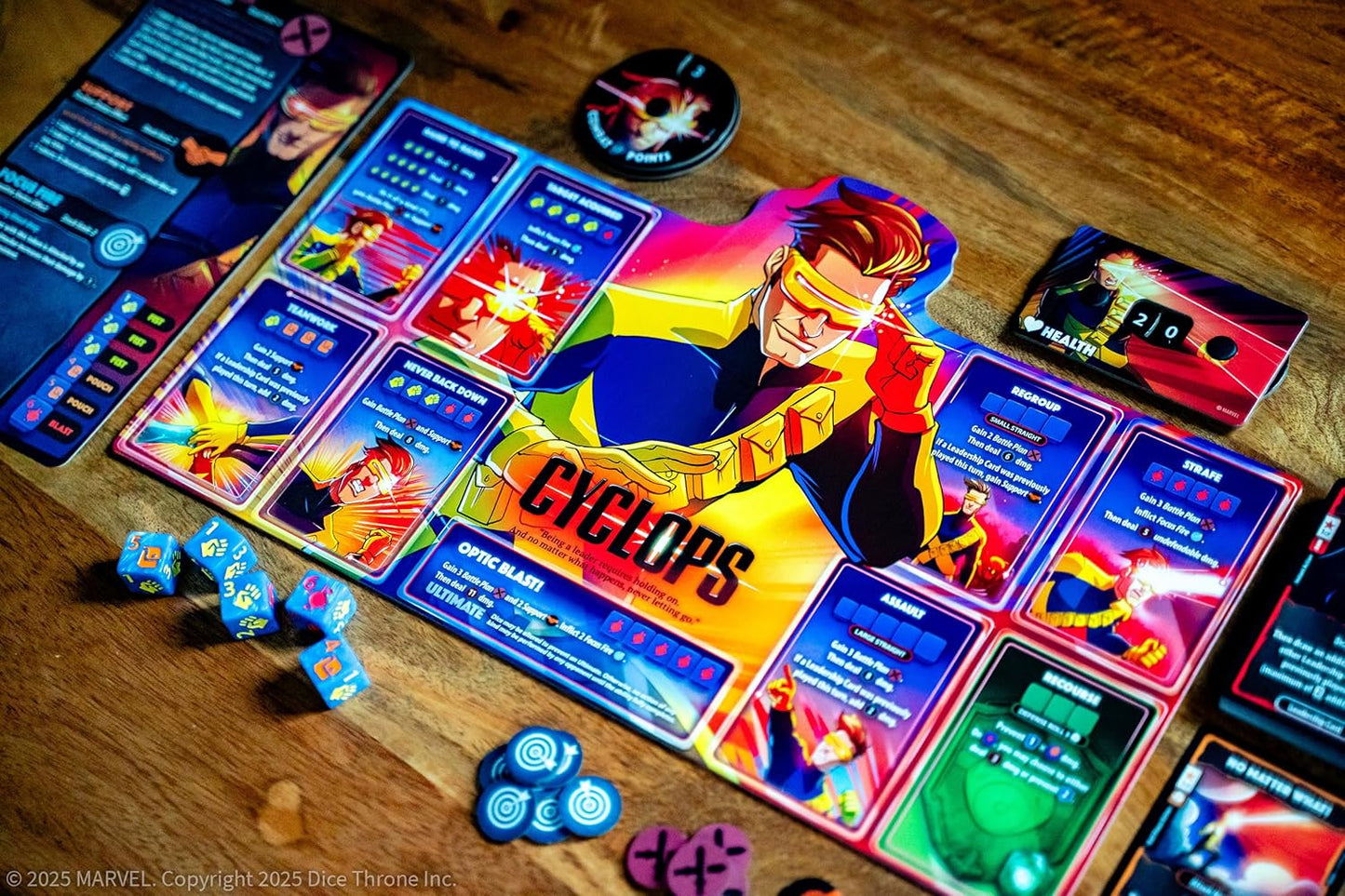 Marvel X-Men Dice Throne Box 2 (Cyclops, Jean Grey, Gambit, Rogue)