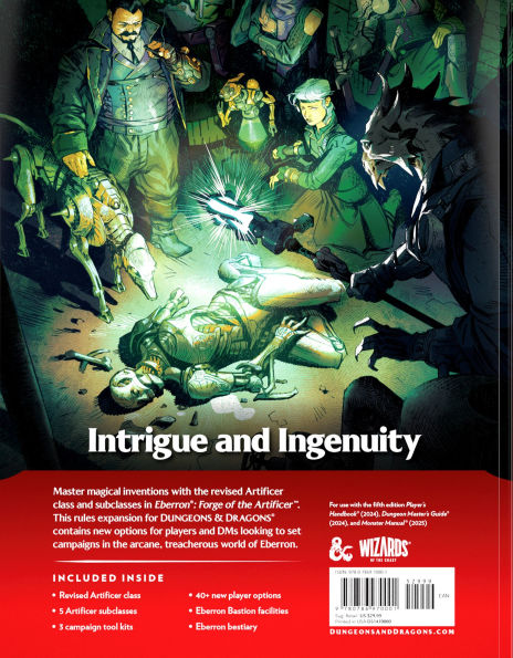 Dungeons & Dragons Eberron: Forge of the Artificer (Hard Cover)