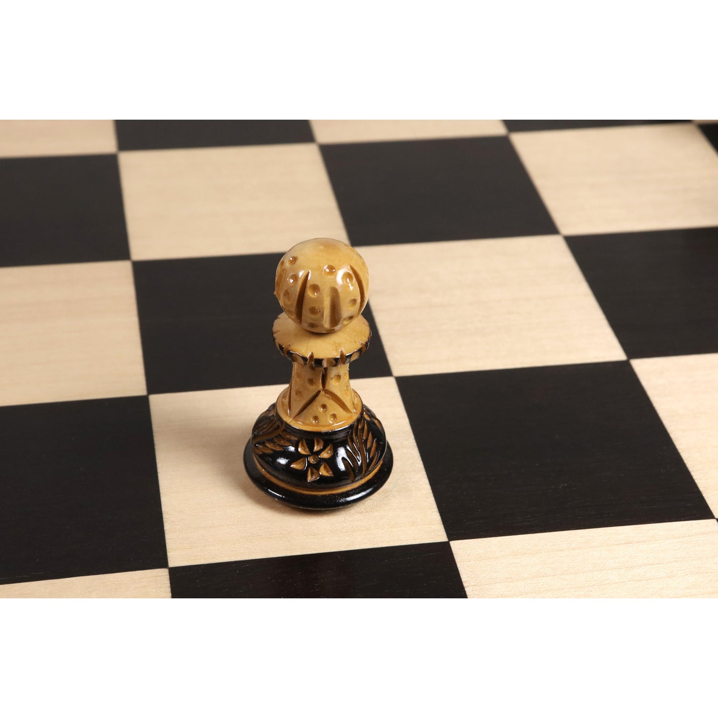 4" Professional Staunton Hand Carved Chess Set- Chess Pieces Only- Gloss finish Boxwood