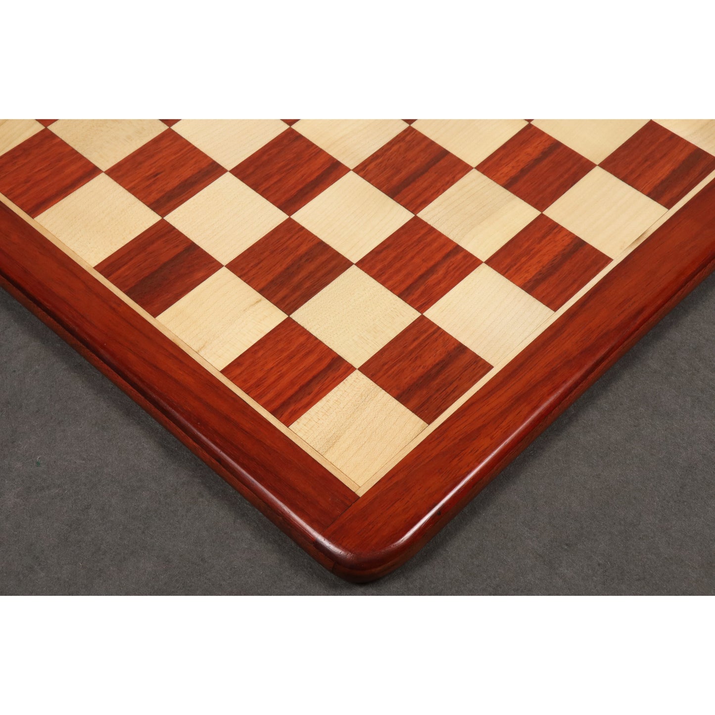19" Bud Rosewood & Maple Wood Chess board - 50 mm Square
