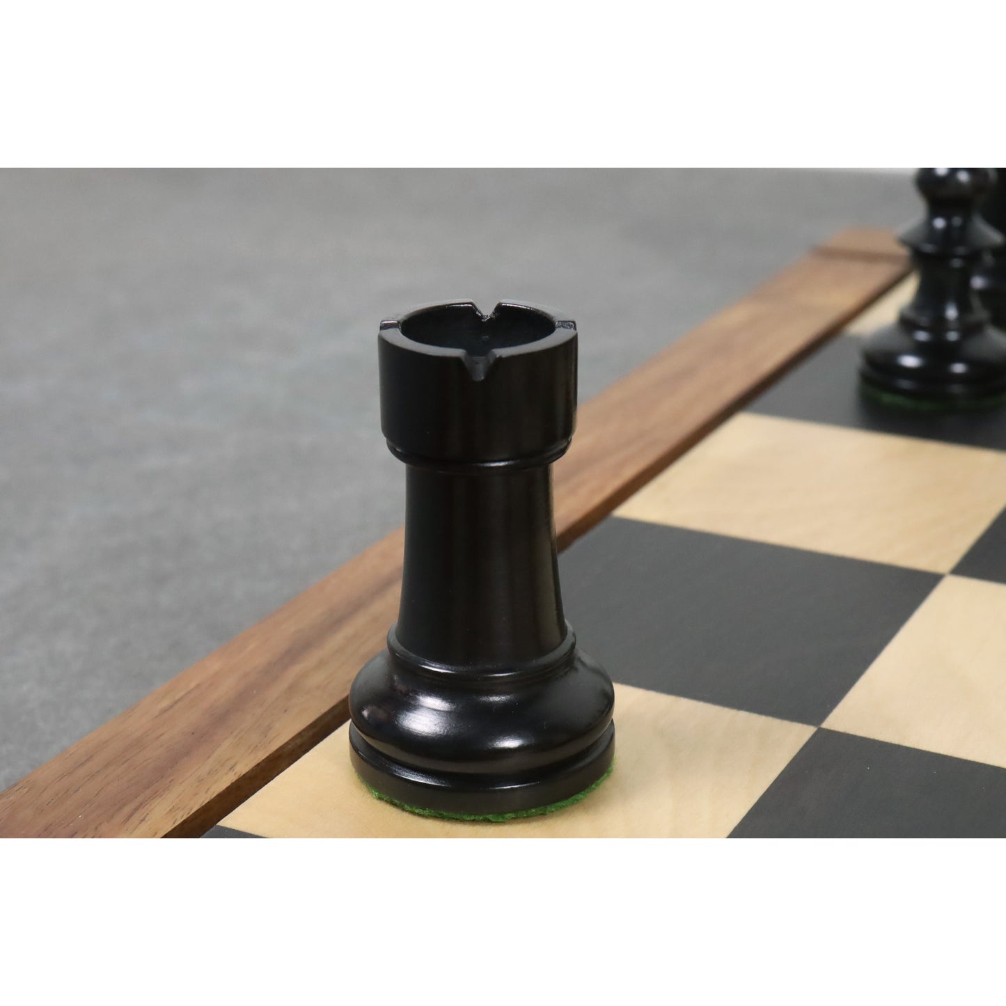 3.8" Reproduced W. T. Pinney Staunton Chess Set- Chess Pieces Only - Weighted Boxwood