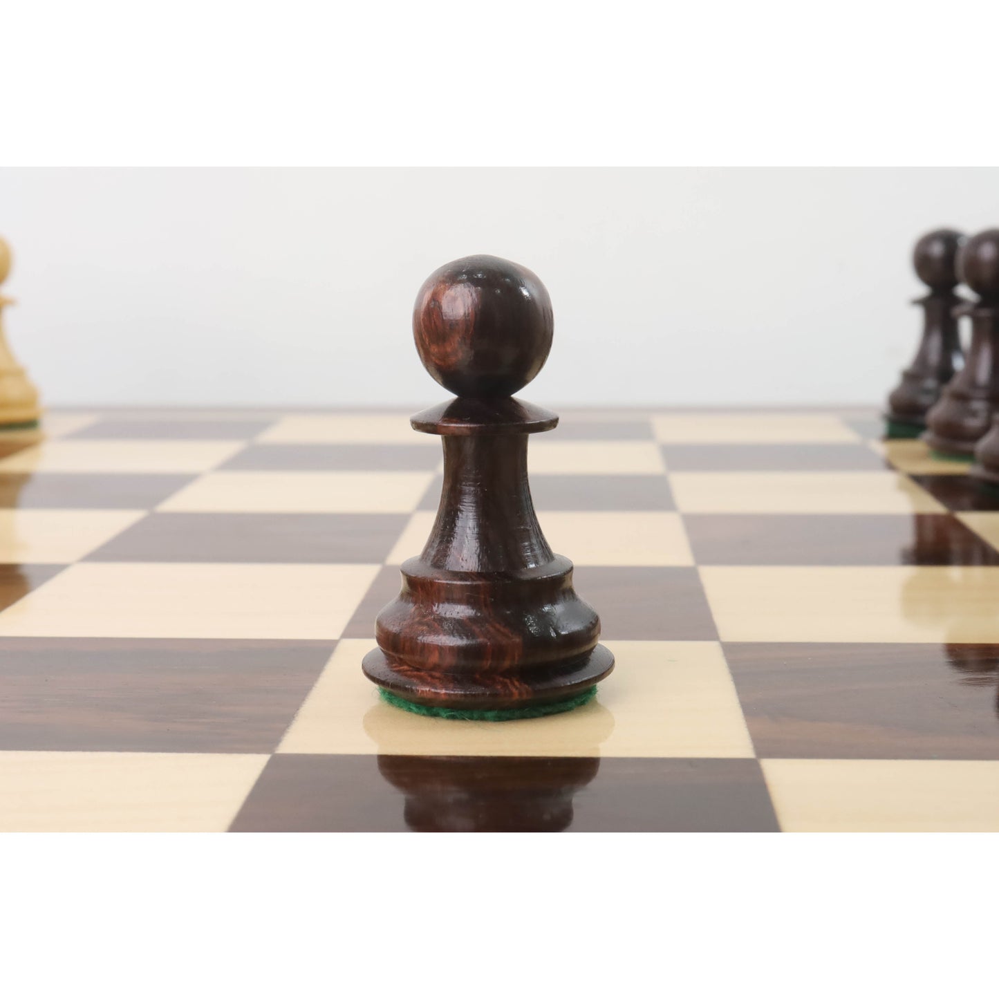 4.1" Pro Staunton Wooden Chess Set- Chess Pieces Only - Weighted Rose wood