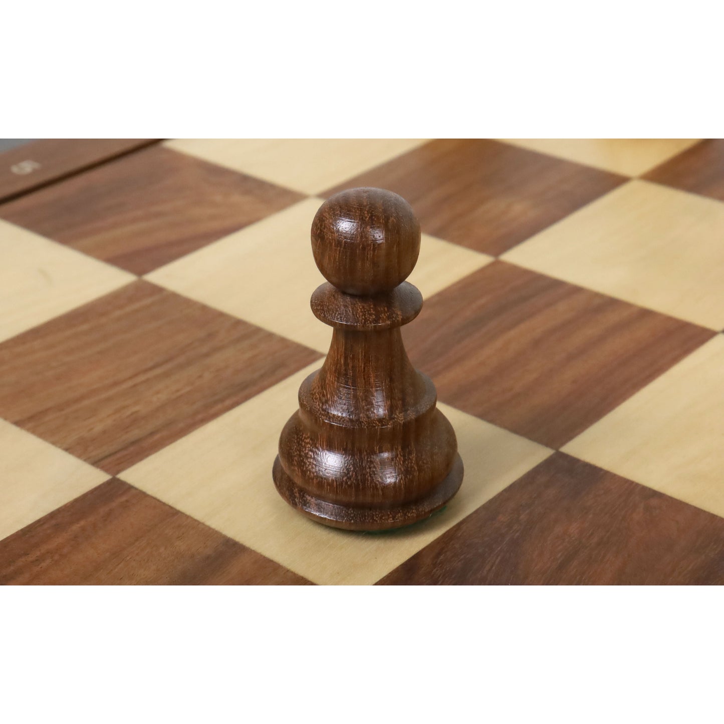 4" Majestic Series Staunton Chess Set- Chess Pieces Only-Double Weighted Golden Rosewood
