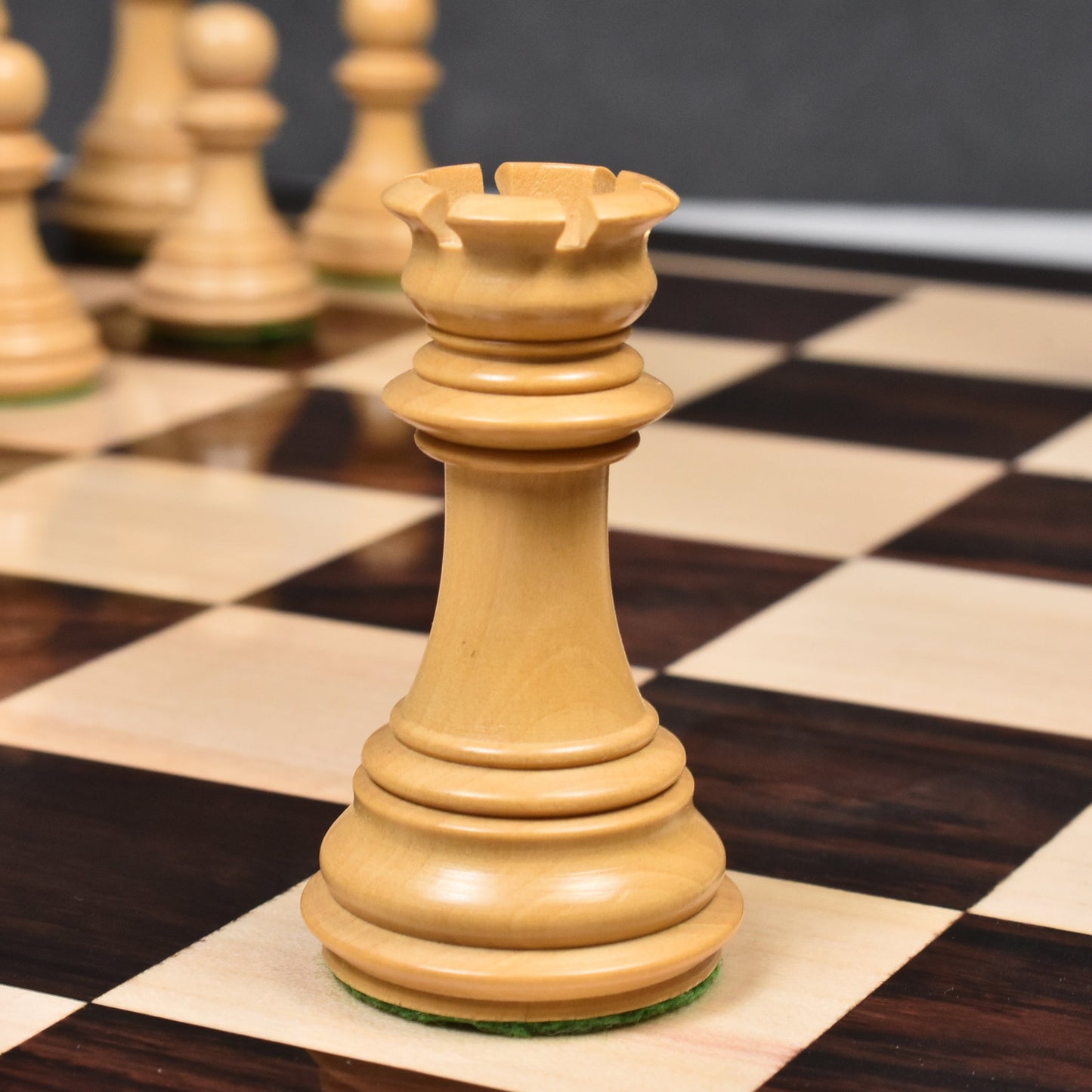 Slightly Imperfect 3.8" Imperial Staunton Luxury Chess Set- Chess Pieces Only - Weighted Rosewood
