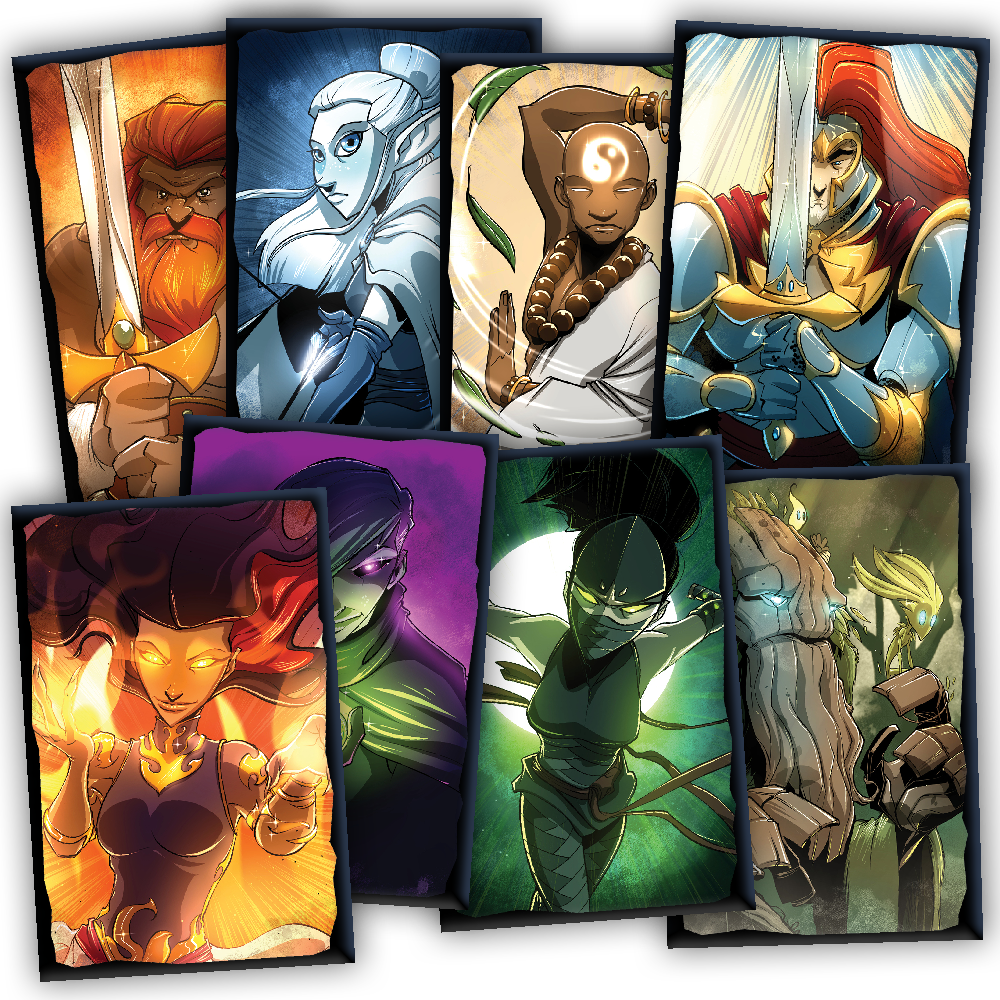 Dice Throne: Season 1 Sleeves (8 heroes)