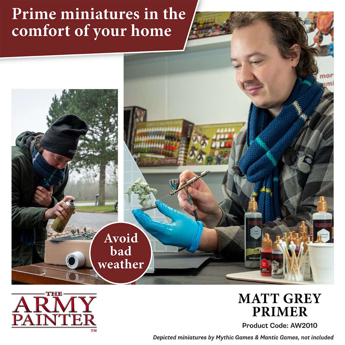 Army Painter: Air Primer: Matt Grey