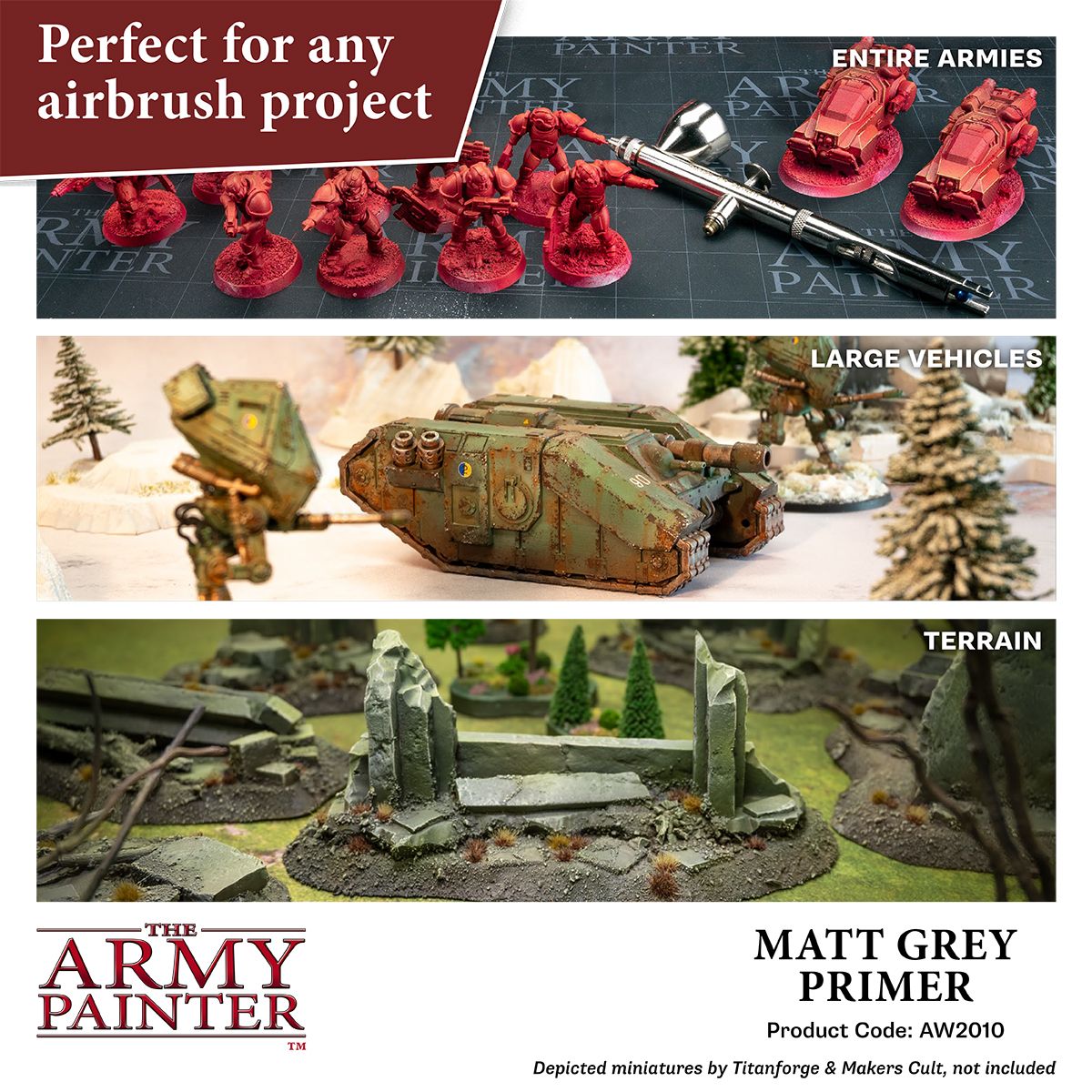 Army Painter: Air Primer: Matt Grey