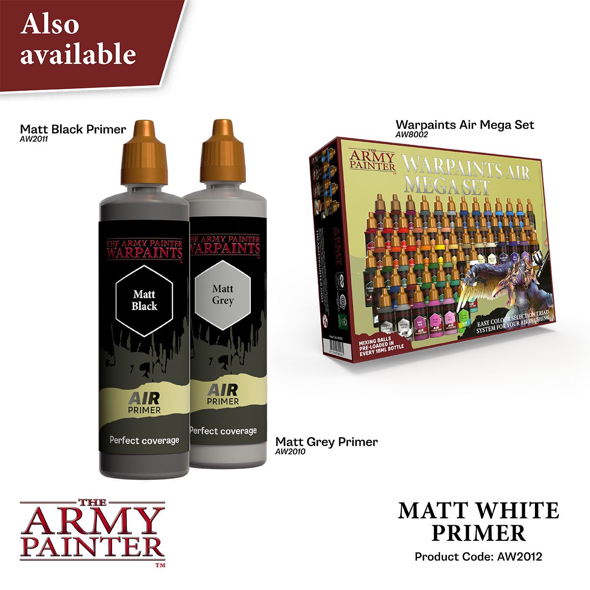 Army Painter: Air Primer: Matt White