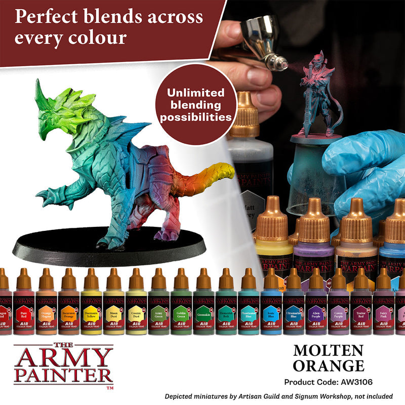 Army Painter Warpaints Air: Molten Orange