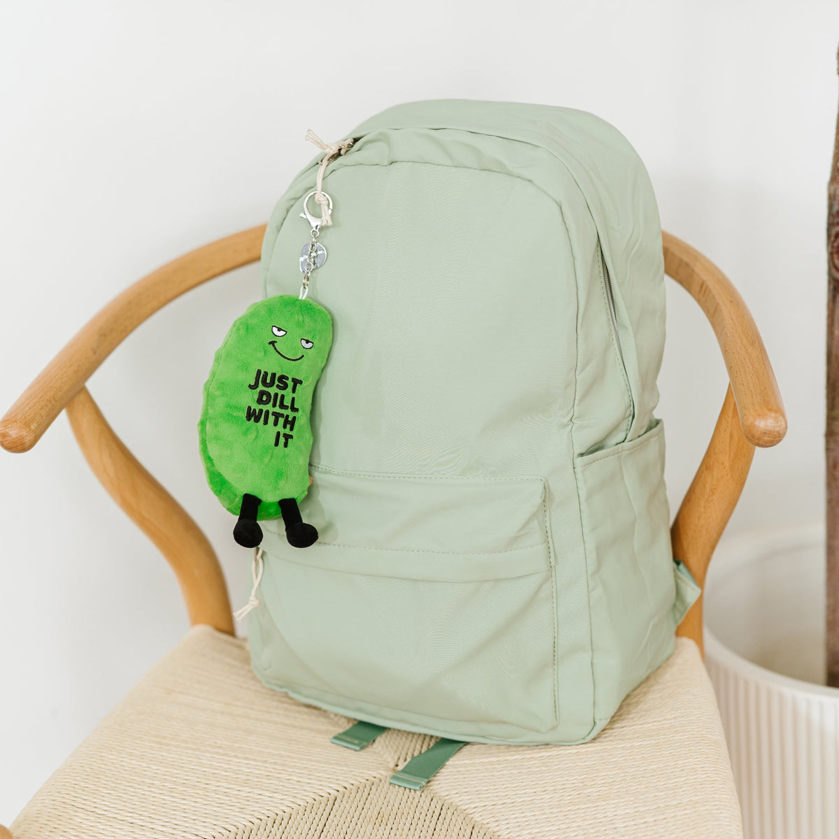 "Just Dill With It" Pickle Plush Bag Charm