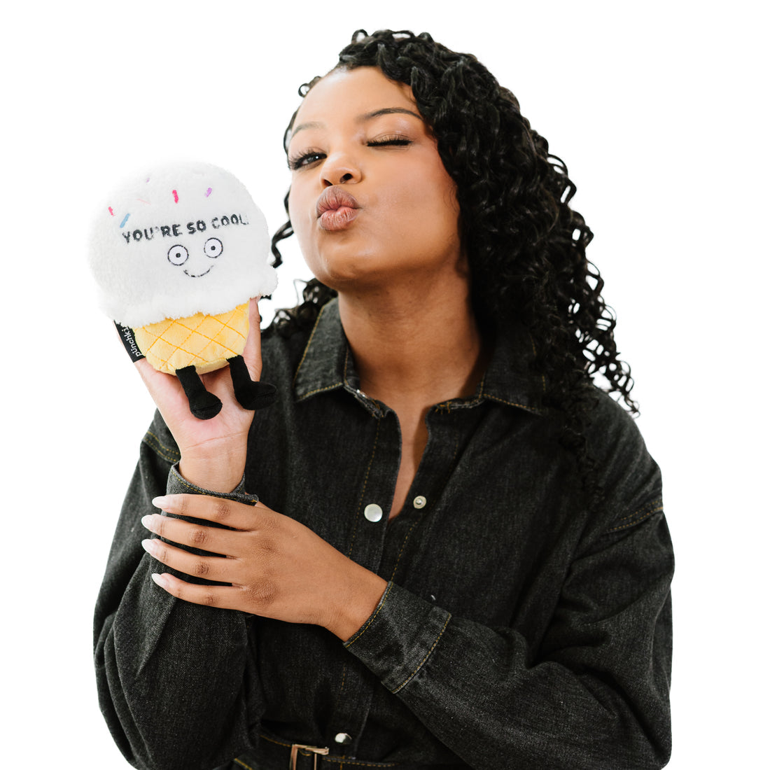 Plush Ice Cream Cone "You're So Cool!"