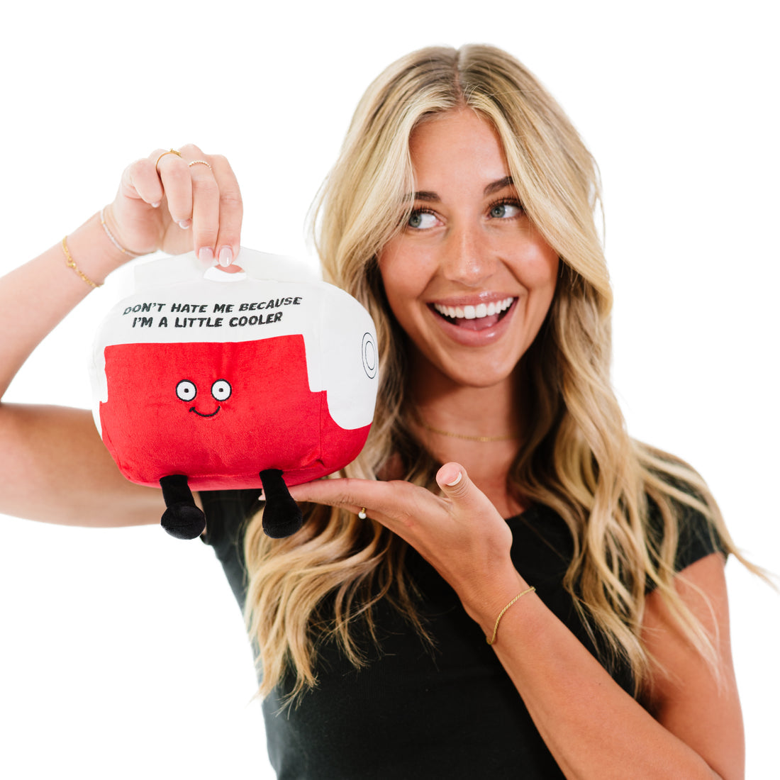 Plush Pinic Cooler "Dont Hate Me Because I'm A Little Cooler"