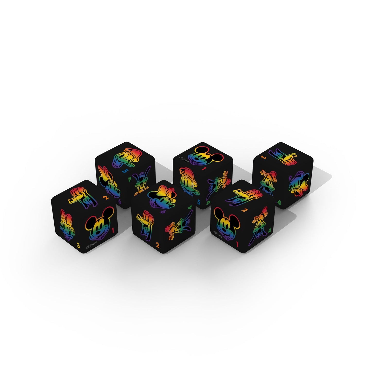 Disney Pride d6 Dice-: 6 dice