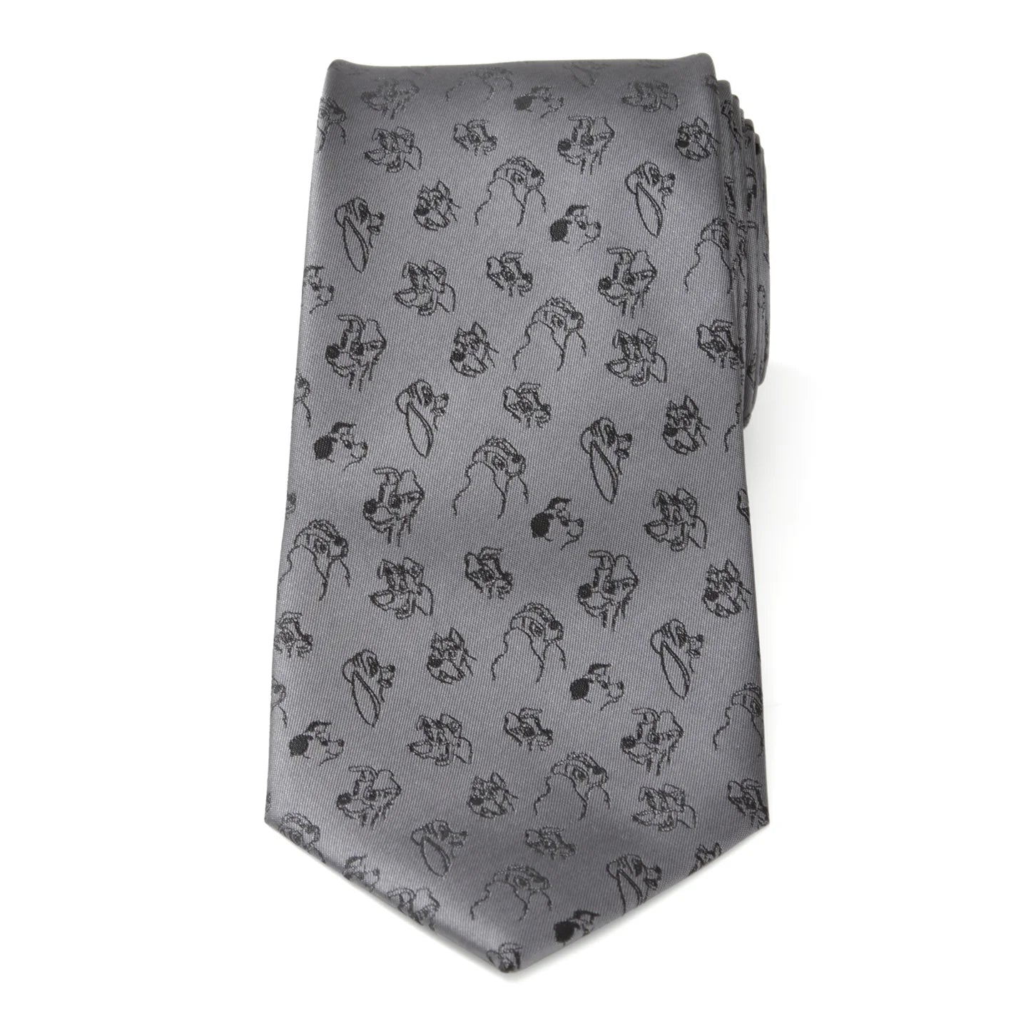 Disney Dogs Grey Tie-CUDNDGGRYTR : necktie
