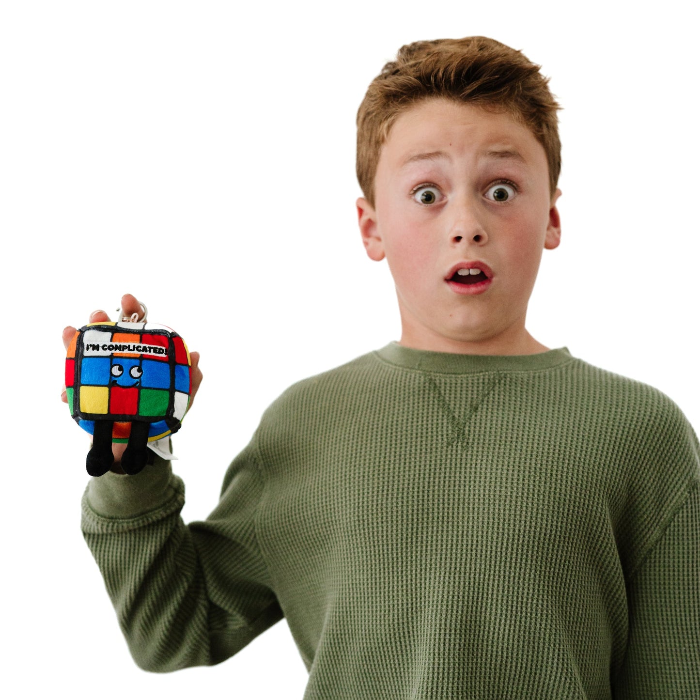 "I'm Complicated" Cube Plush Bag Charm