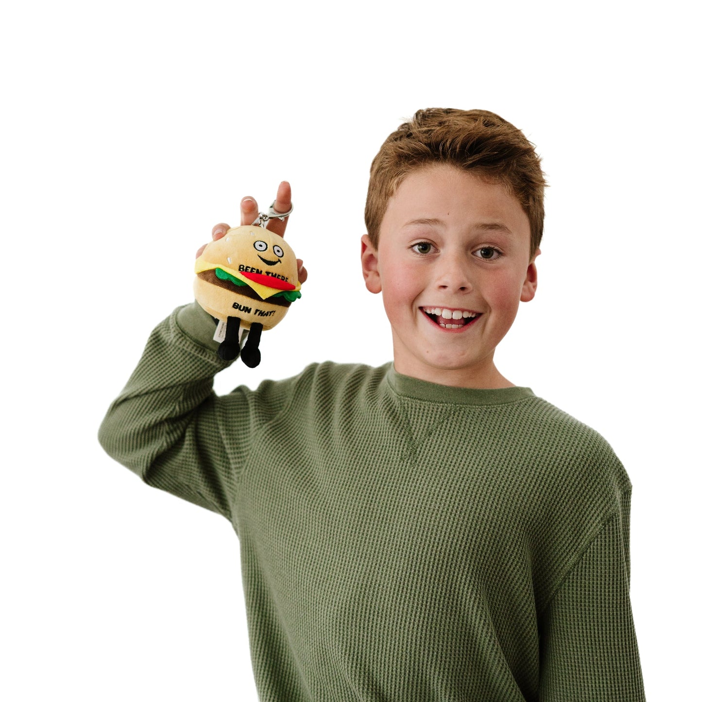 "Been There, Bun That" Burger Plush Bag Charm