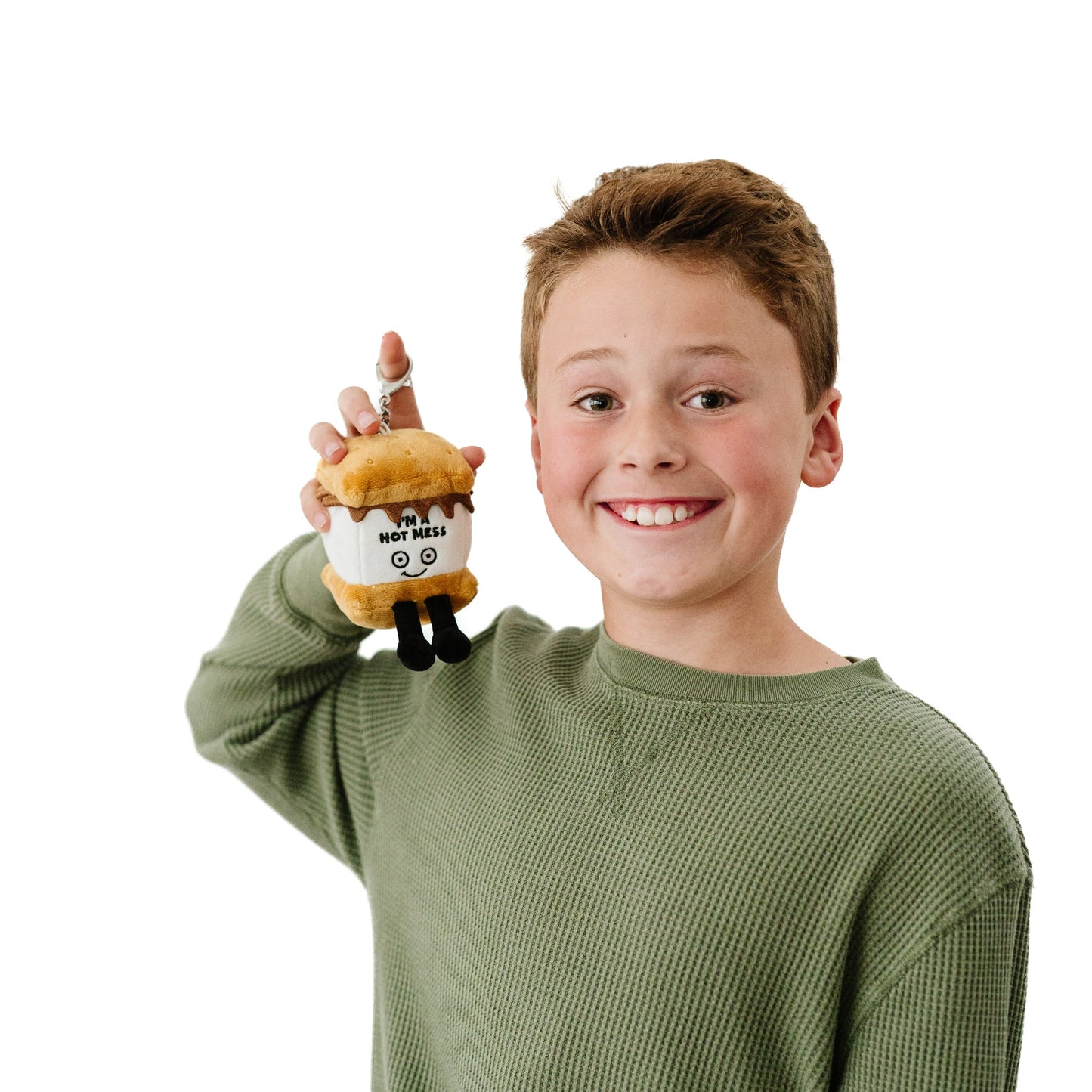 "I'm A Hot Mess" S'More Plush Bag Charm