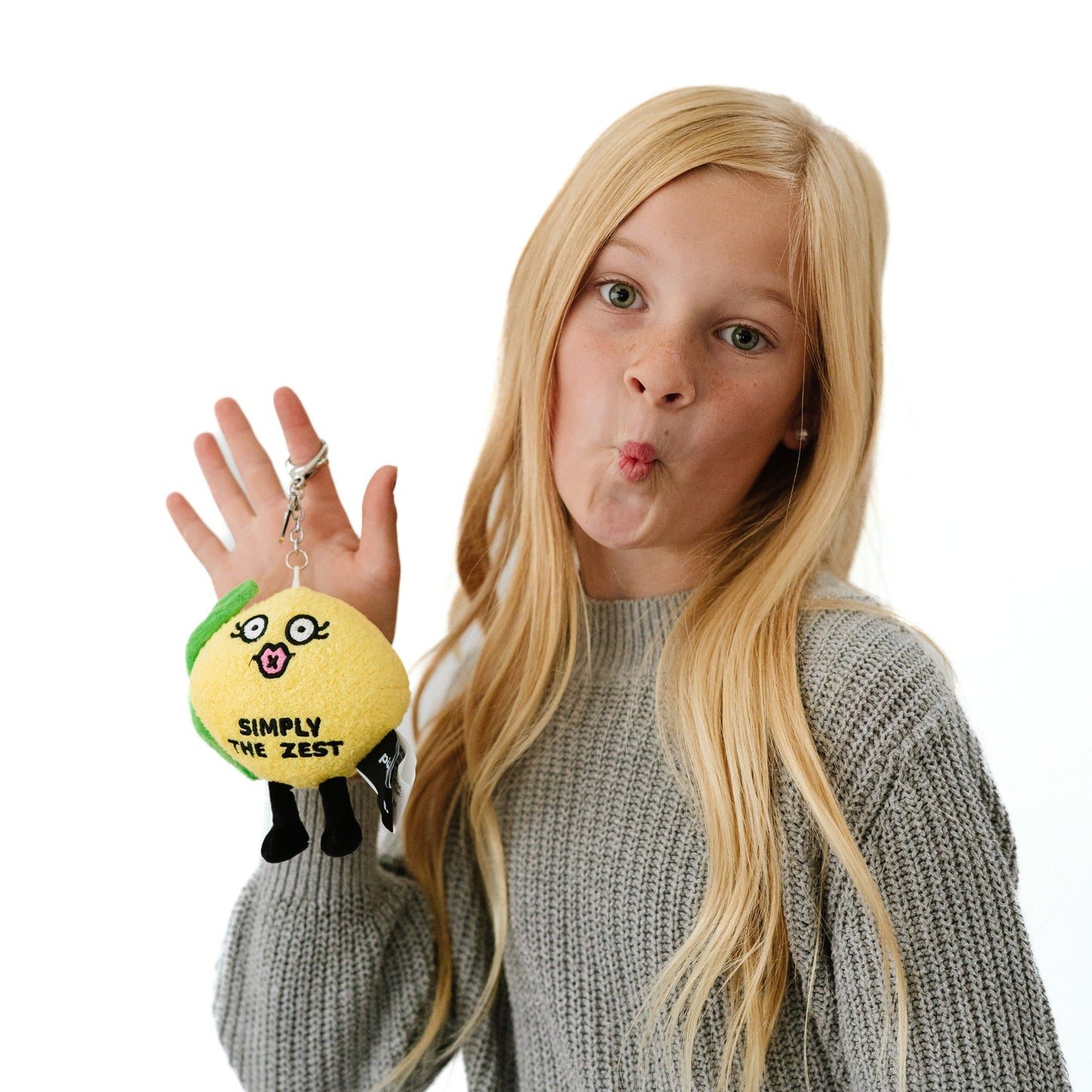 "Simply the Zest" Lemon Plush Bag Charm