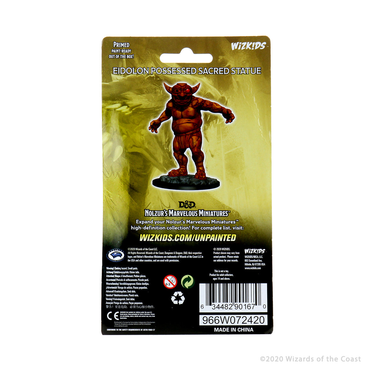 D&D: NMU - EIDOLON POSSESSED SACRED STATUE W13 (UNPAINTED) MINIATURE