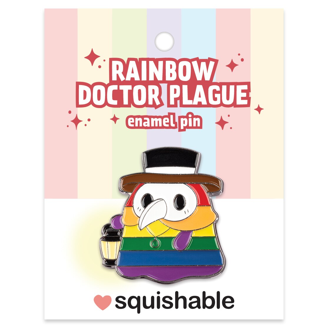 Enamel Pin - Plague Doctor - Pride