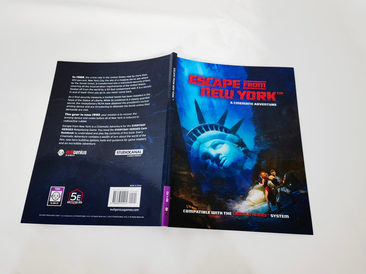Escape From New York - Soft Cover (Compatible W/ Everyday Heroes System)