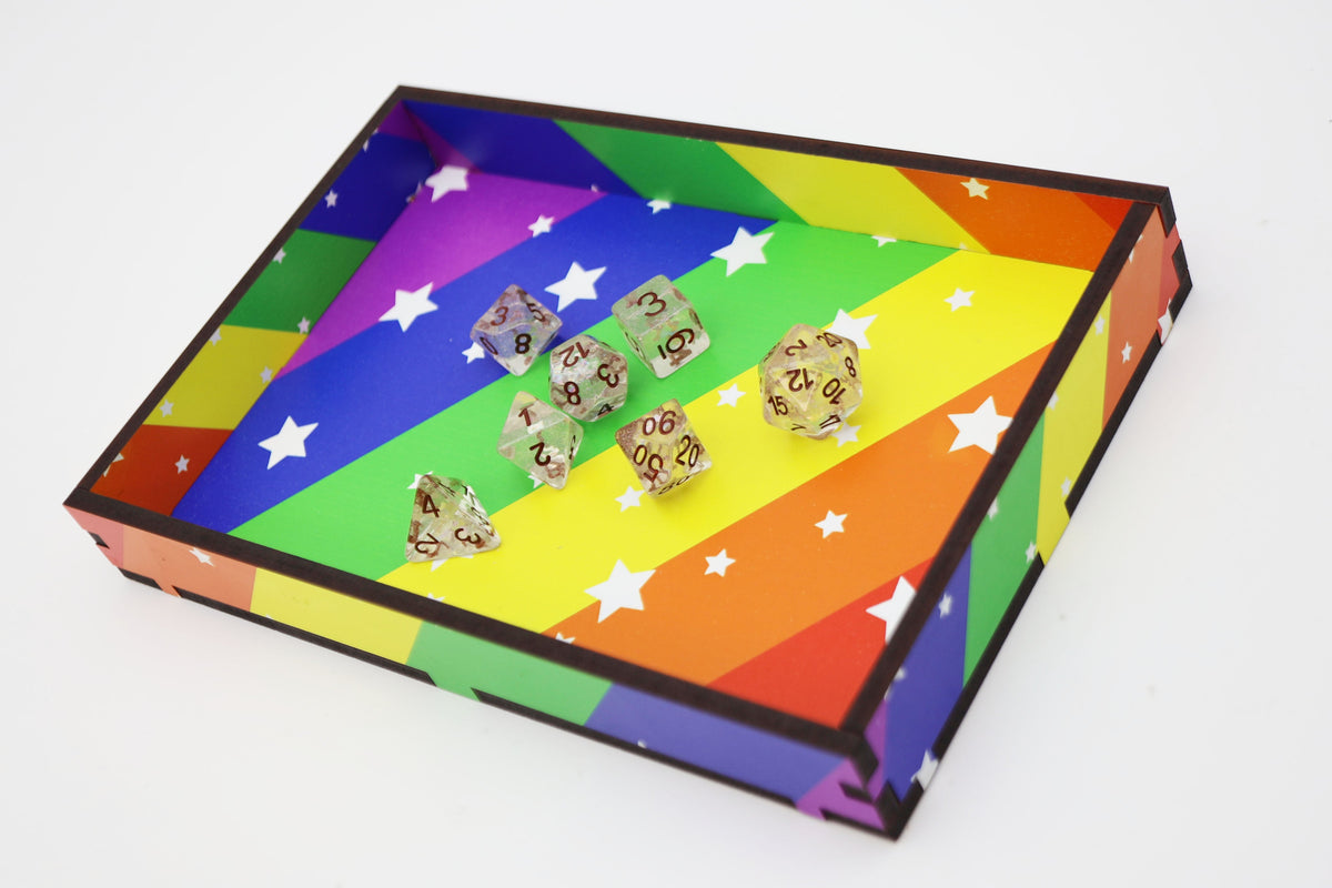Chromatic Pride Dice Tray - Rainbow