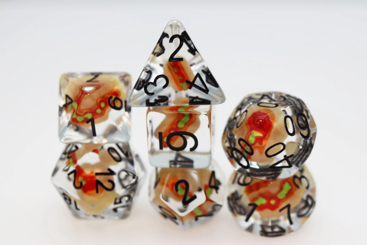 Hot Dog Dice Set