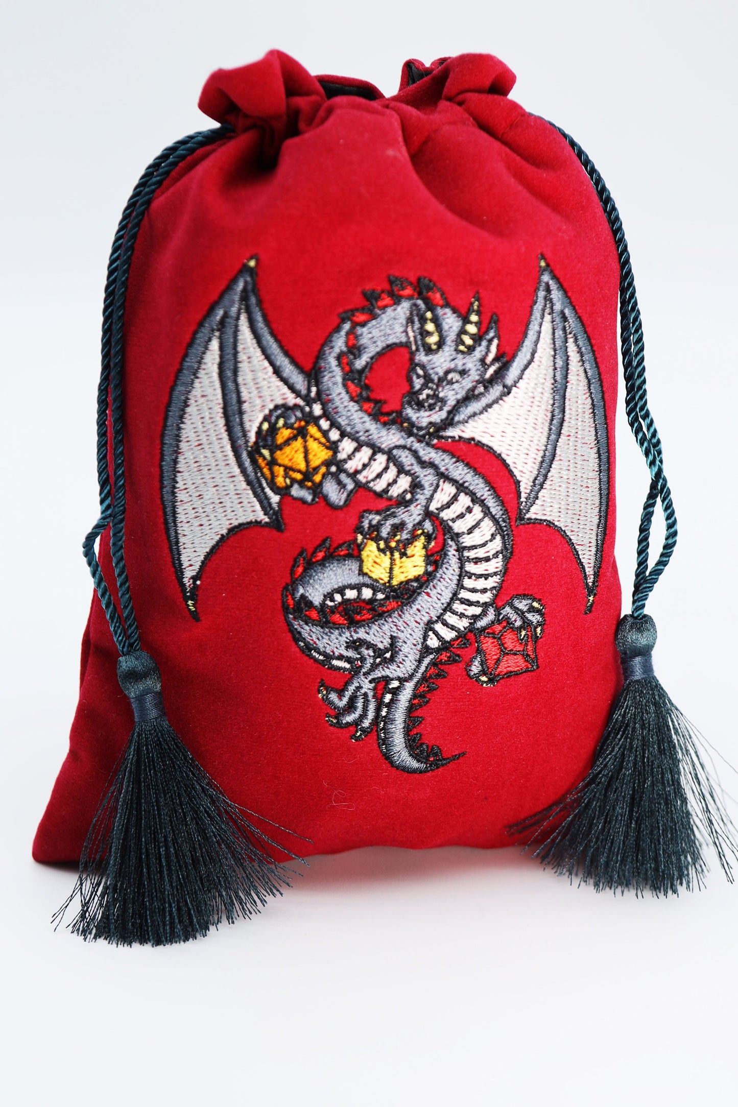 DICE BAG - BLACK DRAGON