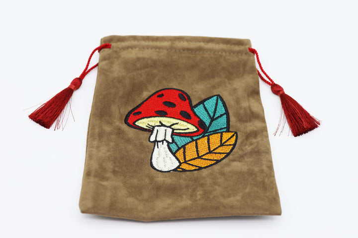 DICE BAG - MUSHROOM & LEAF