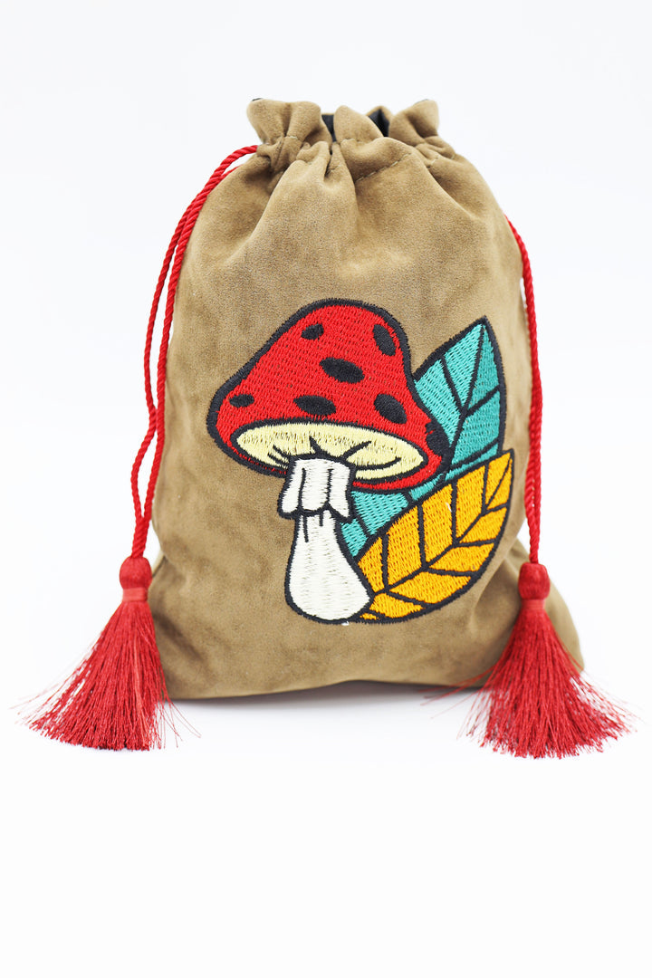 DICE BAG - MUSHROOM & LEAF