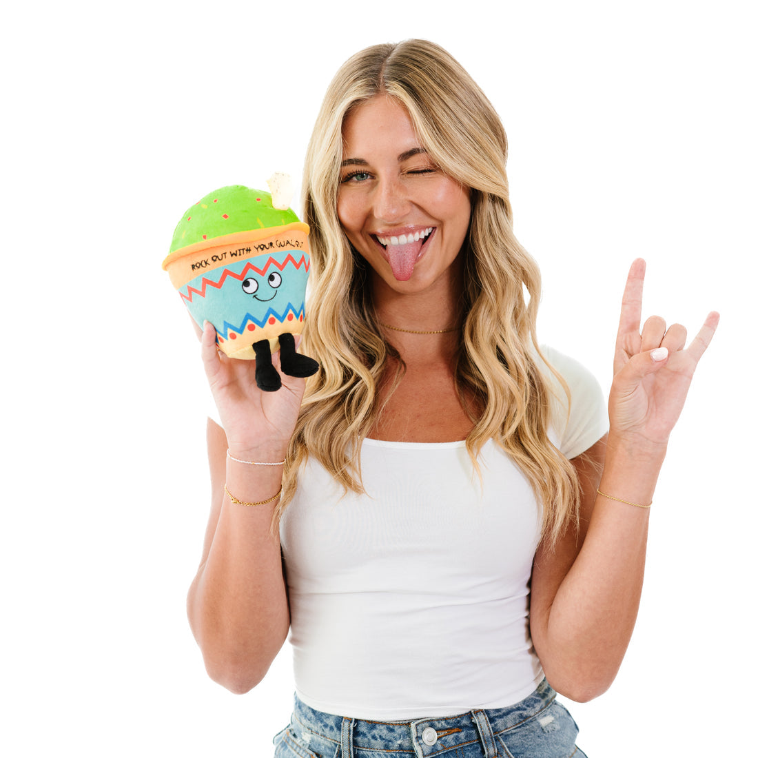 Plush Guacamole "Rock Out With Your Quac Out"