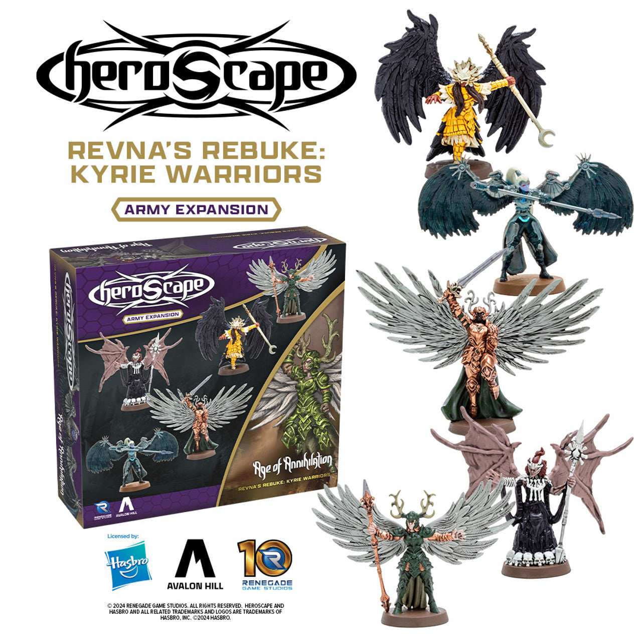 Revna's Rebuke: Kyrie Warriors Army Expansion (HeroScape)