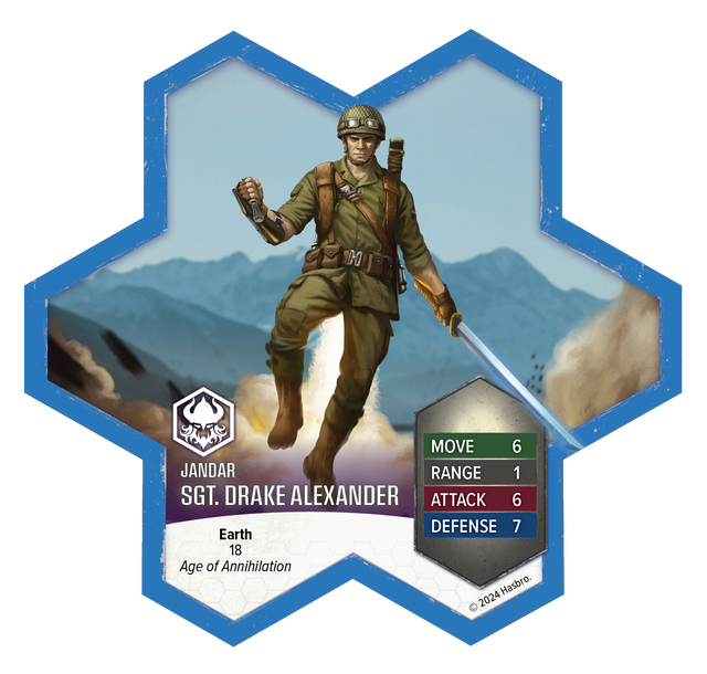 Heroscape: Sgt. Drake Alexander Miniature Promo