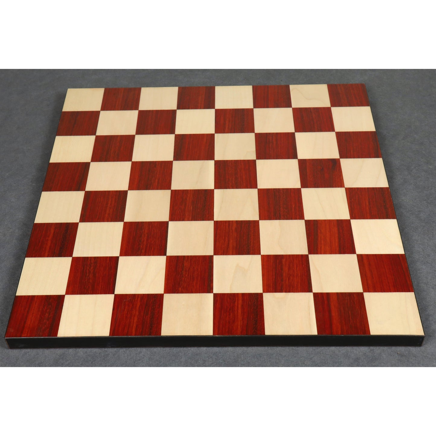 Borderless Chess board - 55 mm Square - Bud Rosewood & Maple Wood - 17.7 inch