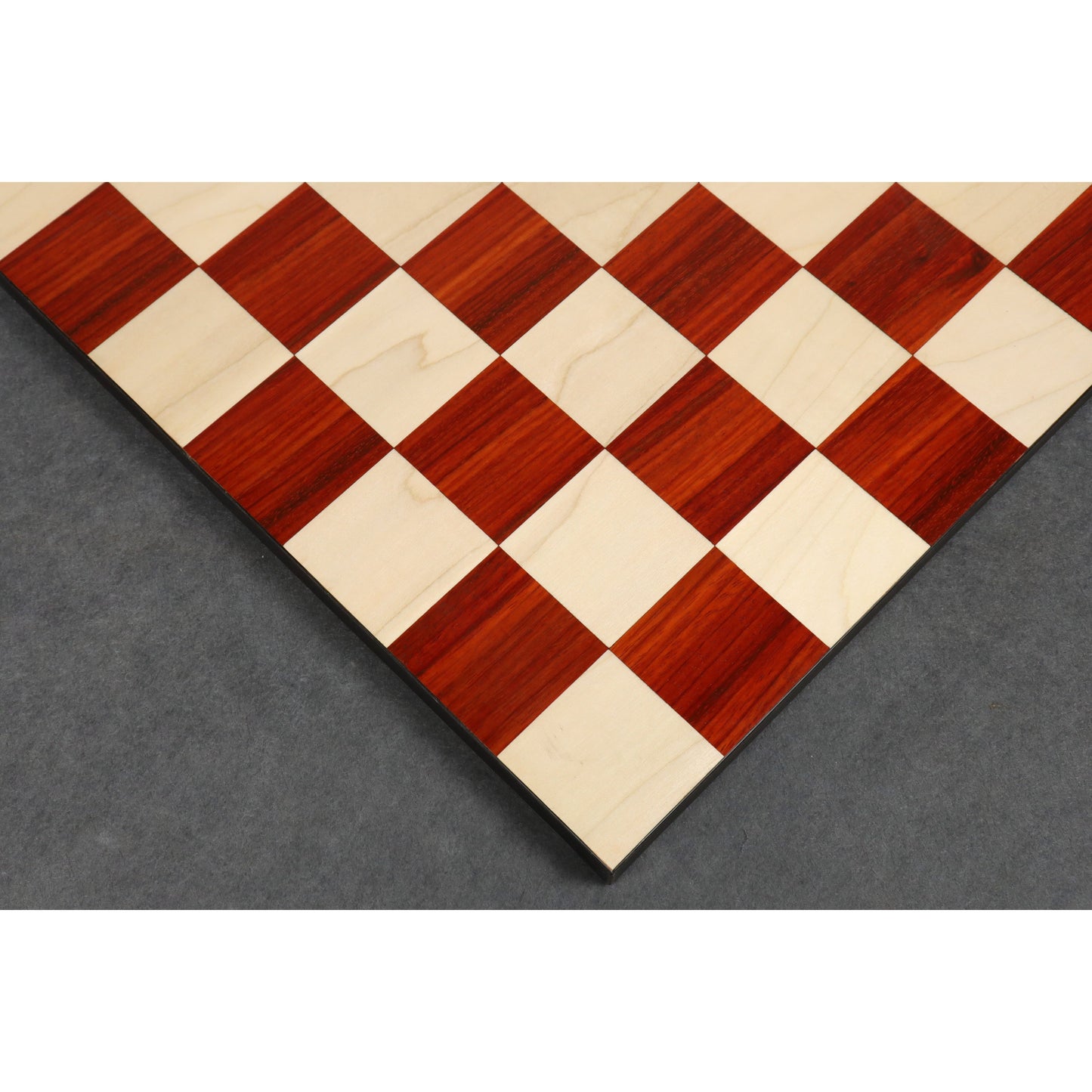Borderless Chess board - 55 mm Square - Bud Rosewood & Maple Wood - 17.7 inch