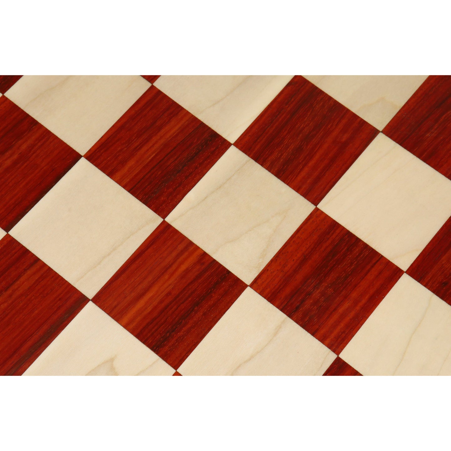 Borderless Chess board - 55 mm Square - Bud Rosewood & Maple Wood - 17.7 inch