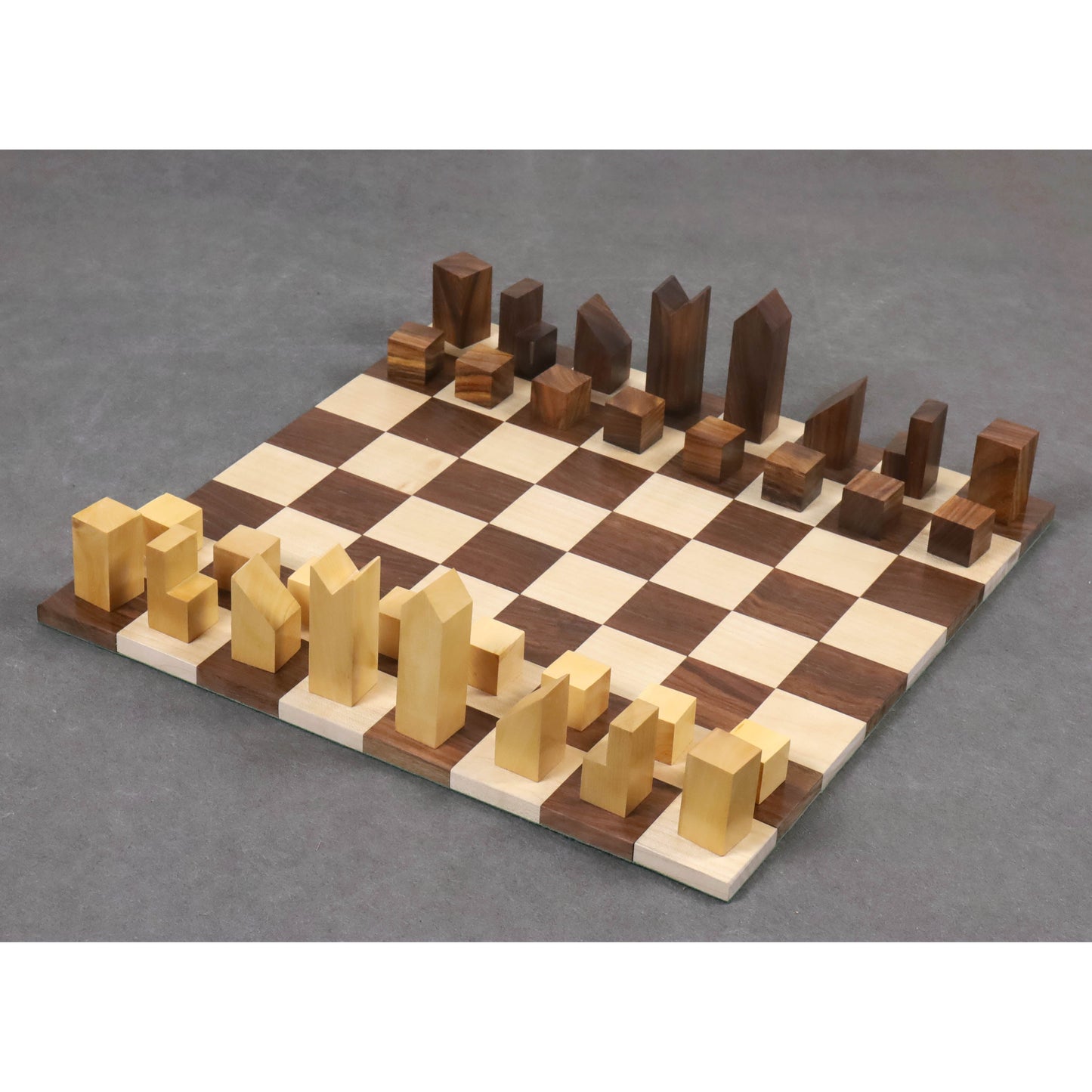 Lanier graham Combo Chess Set - Chess Pieces + Chess Board in Golden Rosewood