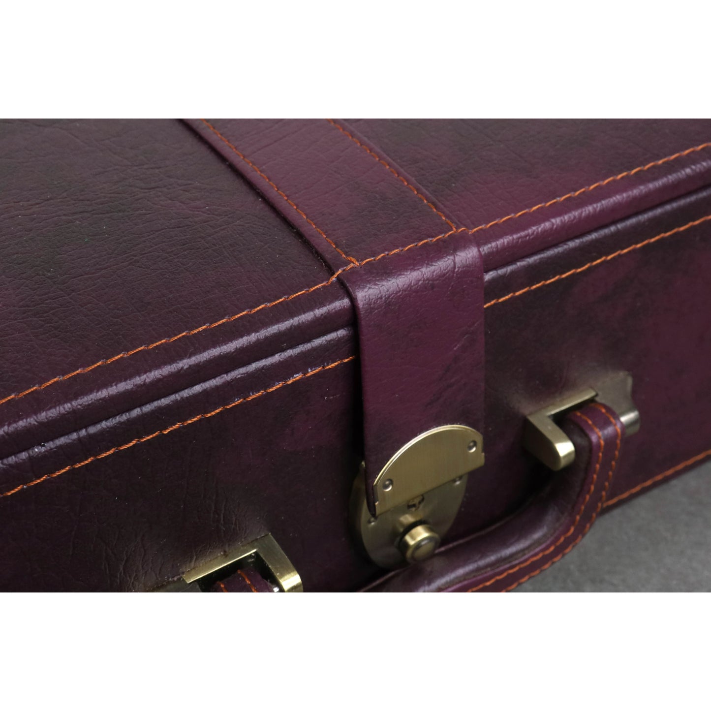 Deluxe Burgundy Leatherette Coffer Storage Box for Chess Pieces of 4.2" to 4.6"
