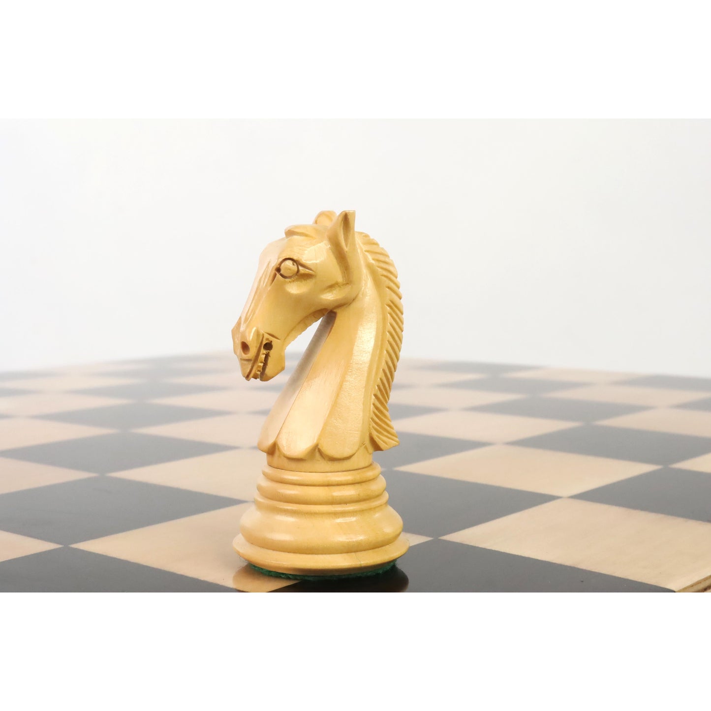 3.9" New Columbian Staunton Chess Set- Chess Pieces Only - Bud Rosewood - Double Weighted