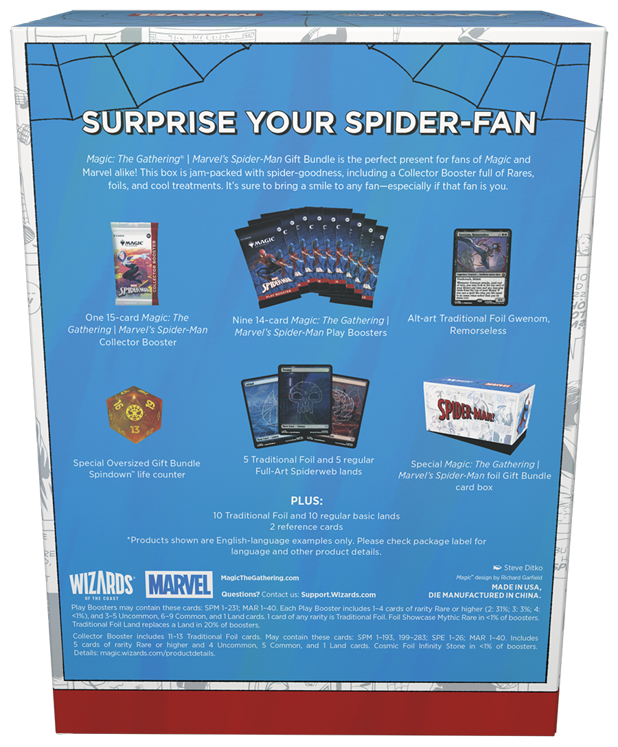Magic the Gathering CCG: Marvel`s Spider Man Gift Bundle