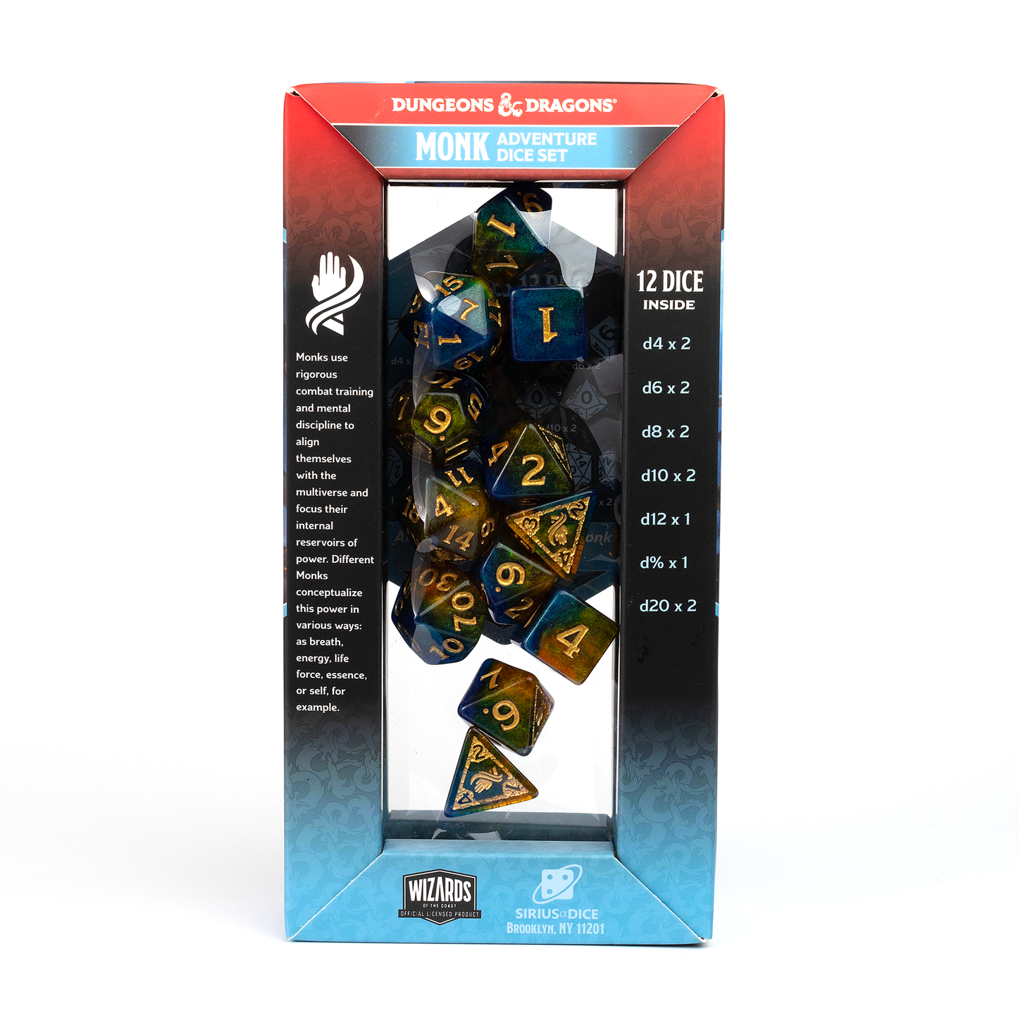 Dungeons & Dragons Adventure Dice: Monk