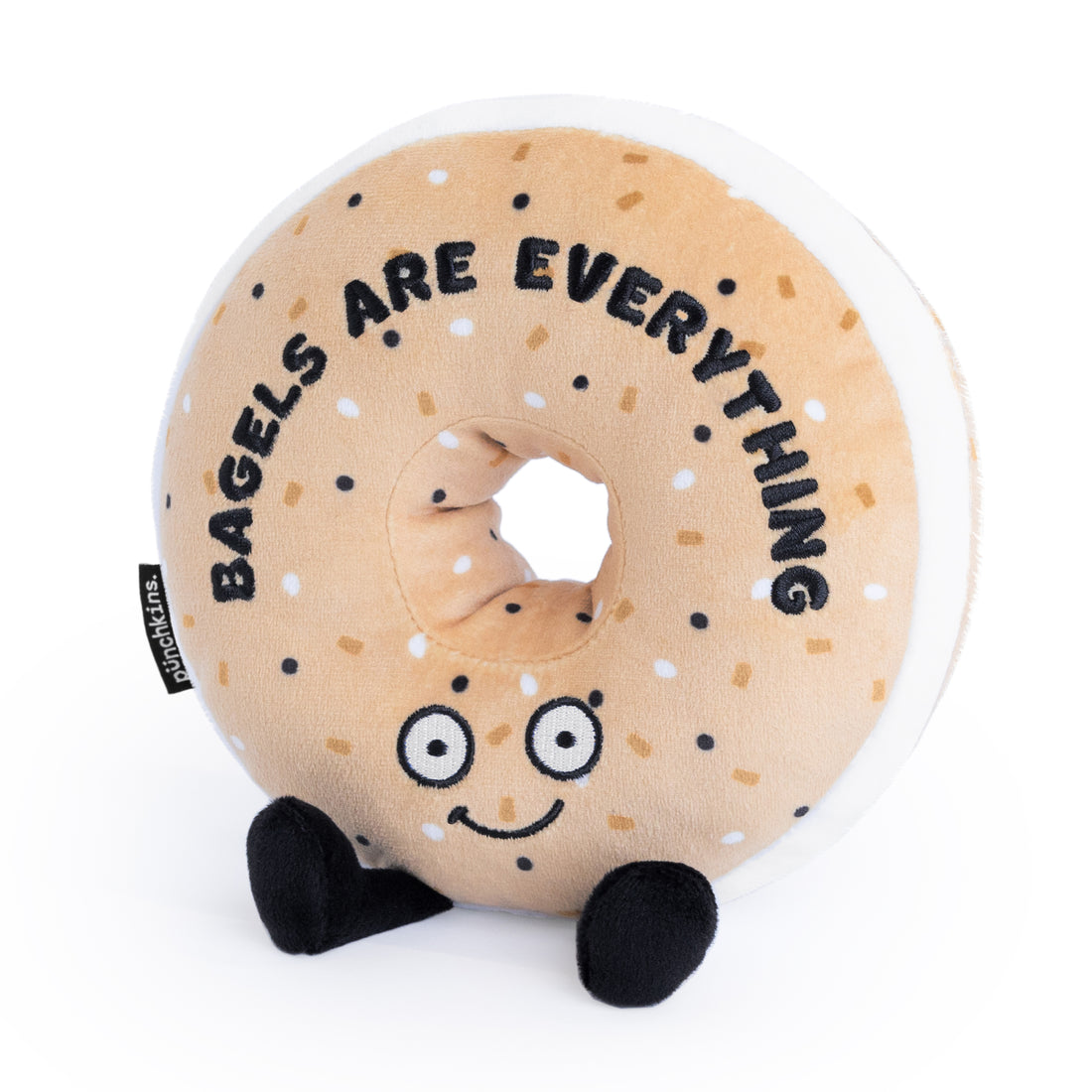 Plush Bagel "Bagels are Everything"