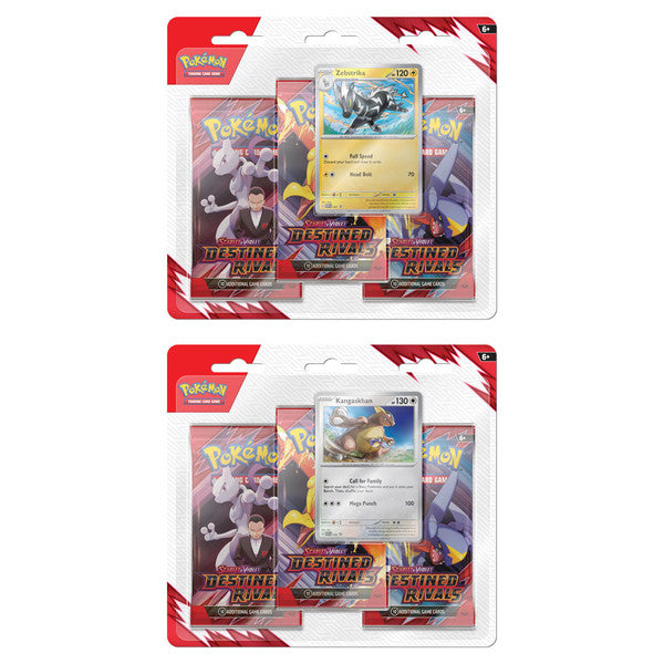 Pokémon TCG: Scarlet & Violet 10: Destined Rivals: 3-Booster Blister