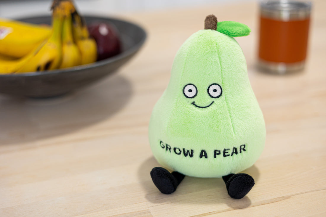 "Grow a Pear" Plush Pear