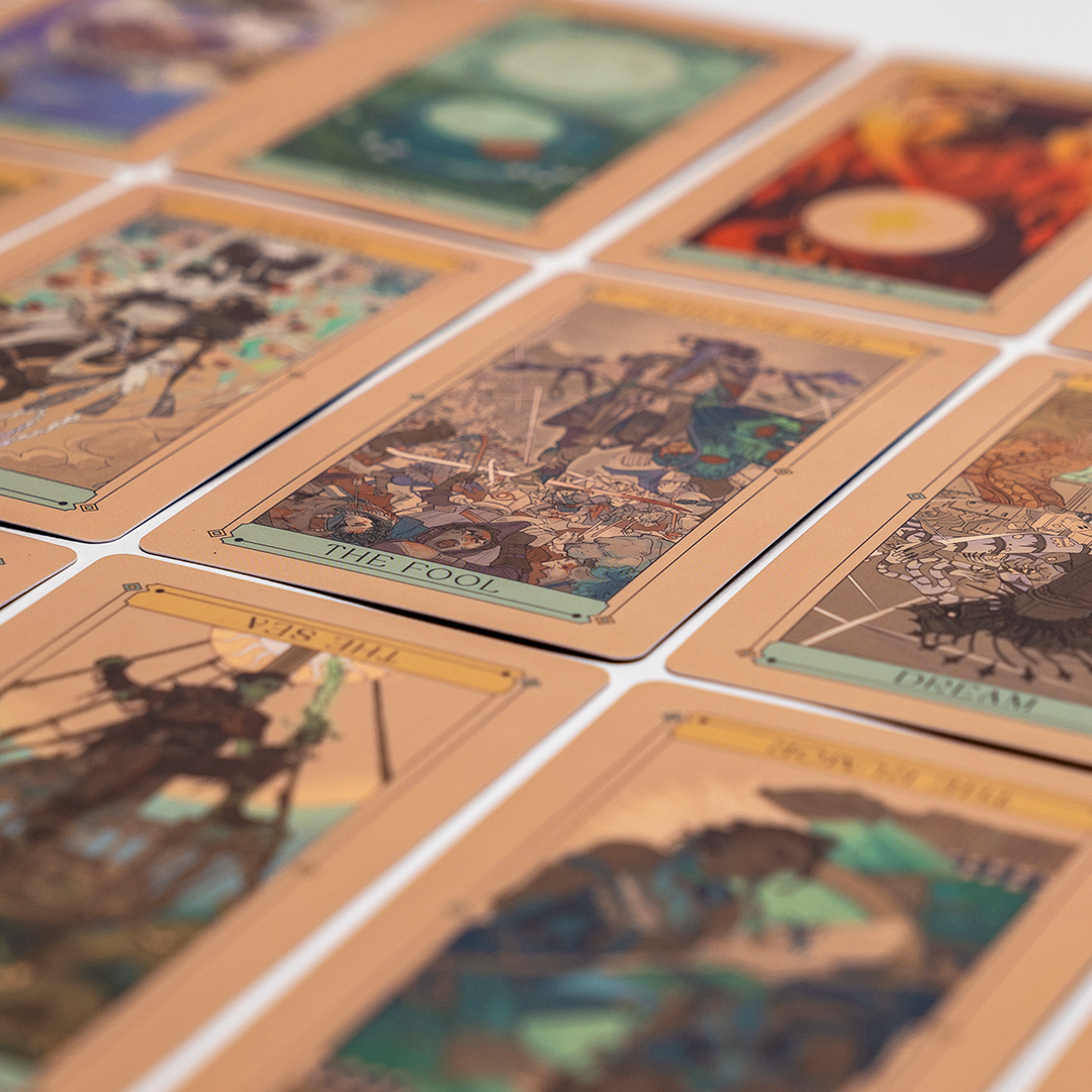 Mollymauk Tealeaf (and Jester Lavorre) Oracle of the Moon Deck