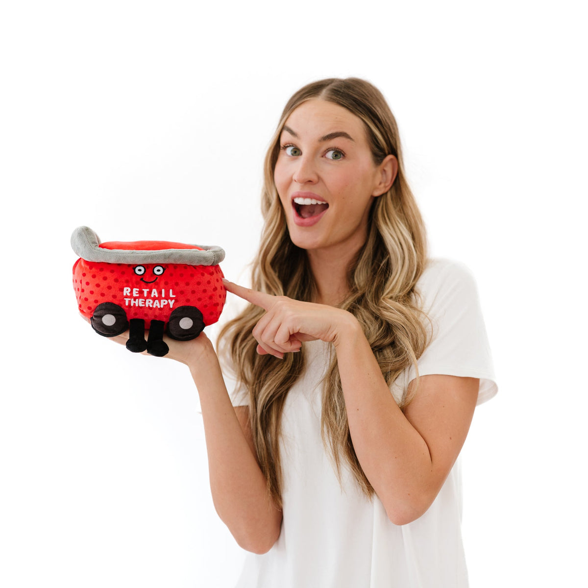 "Retail Therapy" Shopping Cart Plush