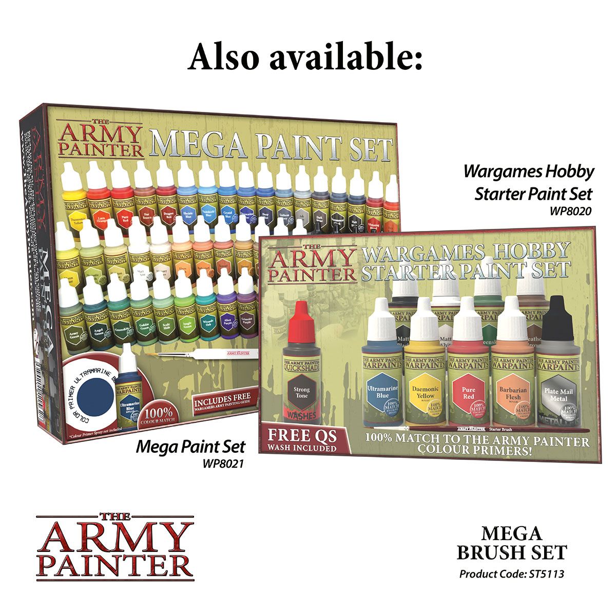 The Army Painter: Wargames Mega Brush Set