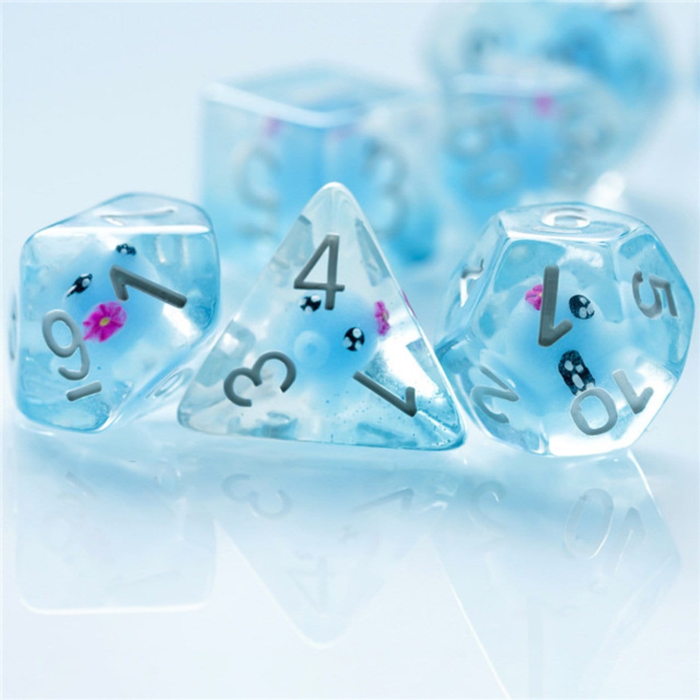 BLUE OCTOPUS RPG DICE SET
